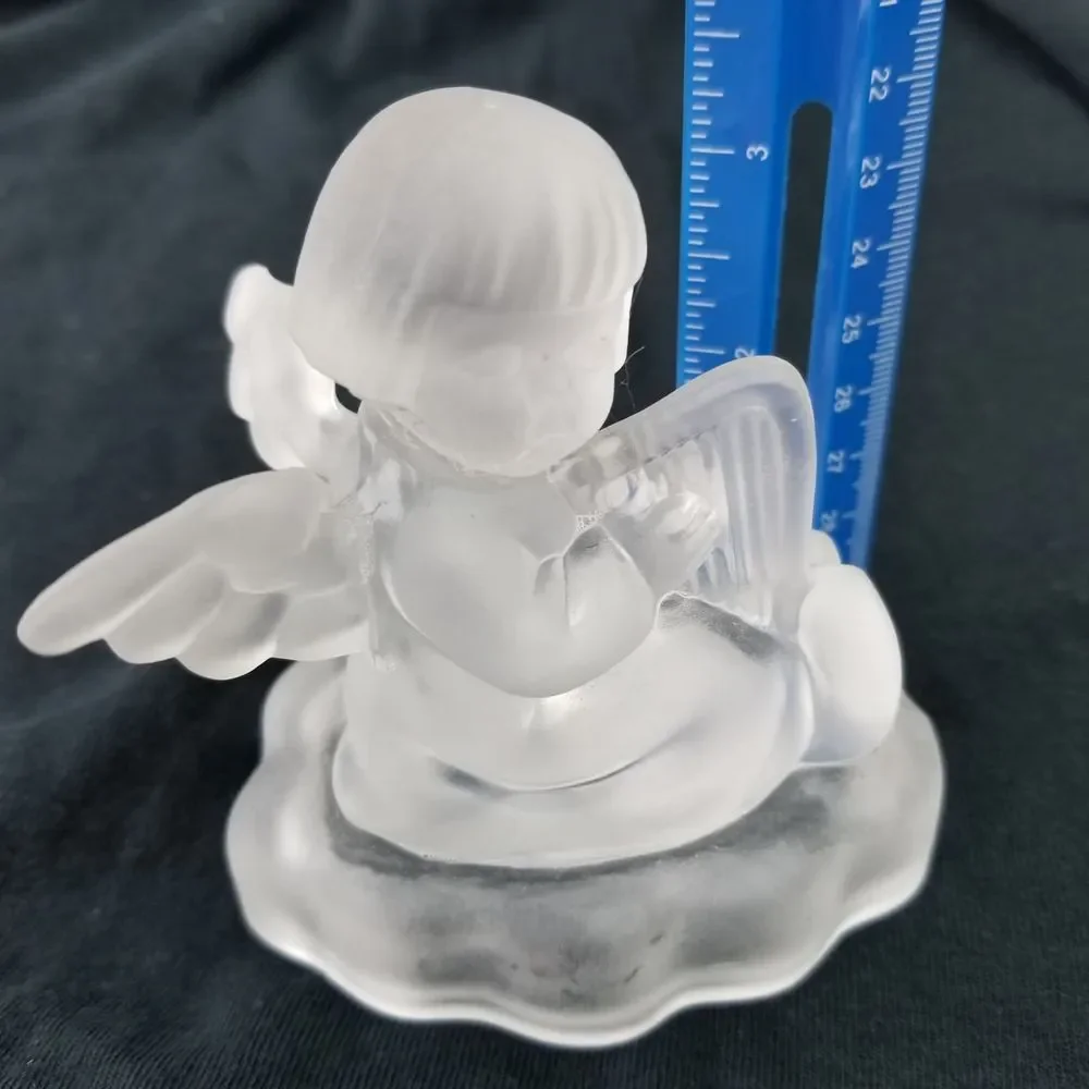 MJ Hummel Angel Glass Candle‎ Holder